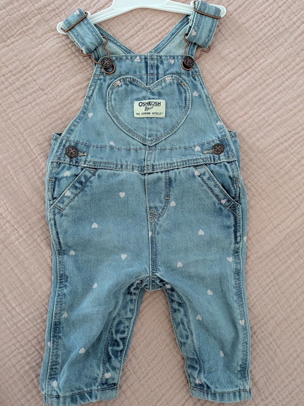 OshKosh B'gosh Heart Overalls 3m